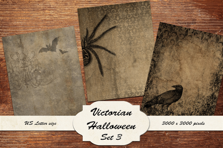 Grungy Victorian Halloween Backgrounds