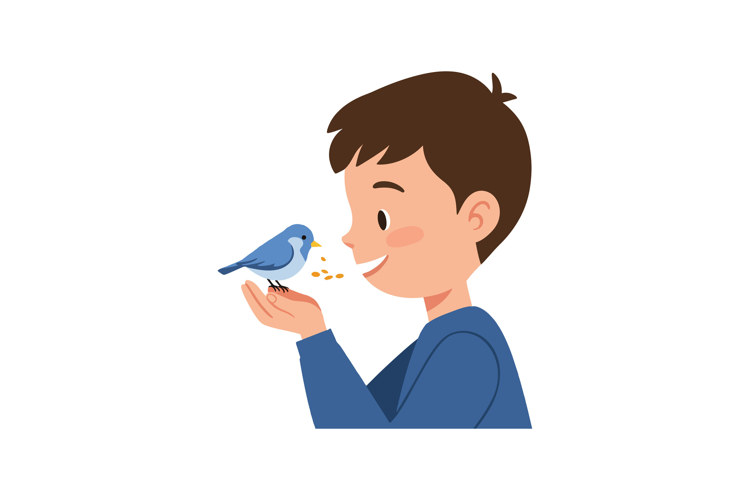 Blue Bird Clipart Image 9