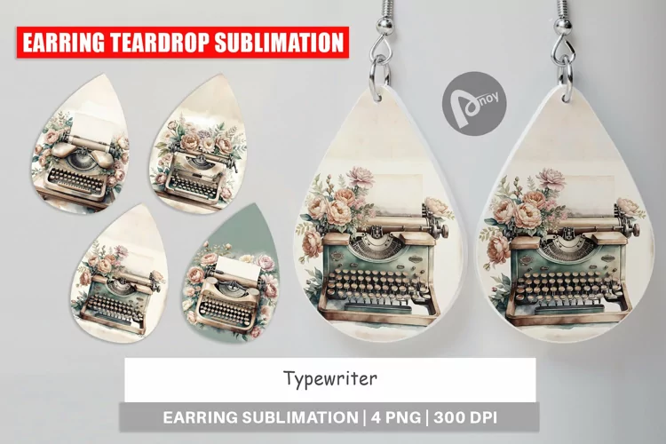 Earring Typewriter