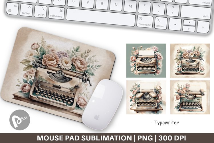 Mouse Pad Typewriter