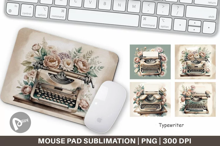 Mouse Pad Typewriter
