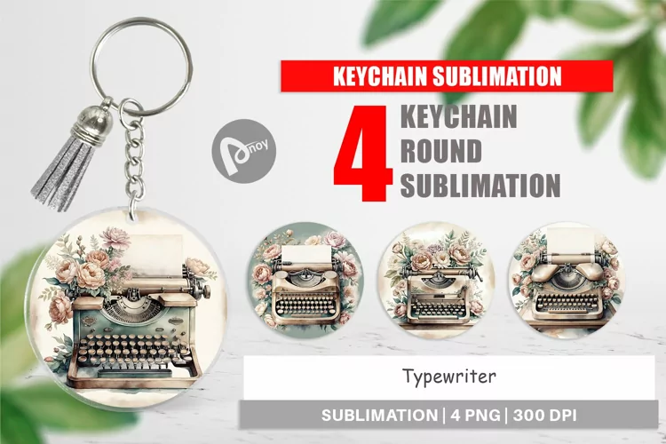 Keychain Typewriter