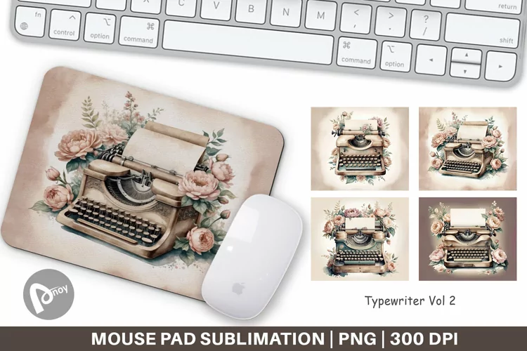 Mouse Pad Typewriter