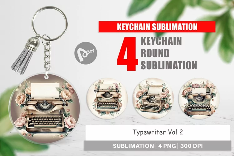 Keychain Typewriter