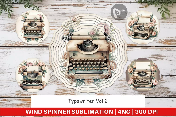Wind Spinner Typewriter
