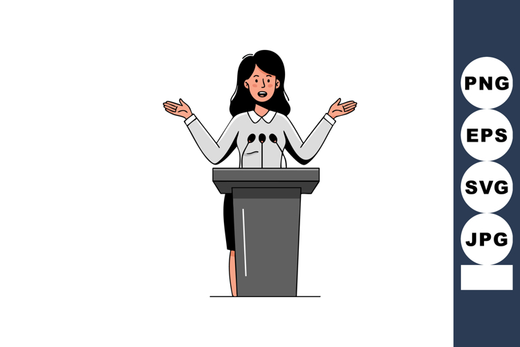 Podium Clipart