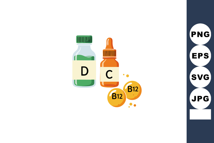 Pill Bottle Clipart Image 19