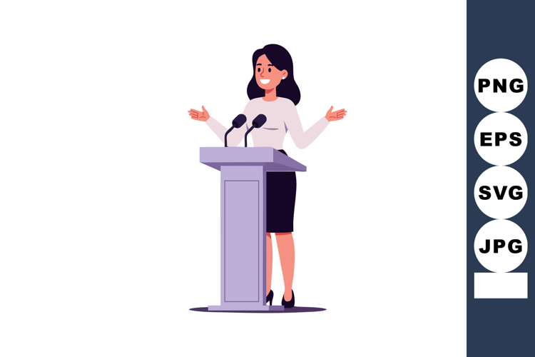 Podium Clipart Image 2