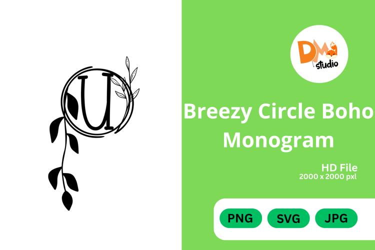 Cricut Monogram Svg Image 5