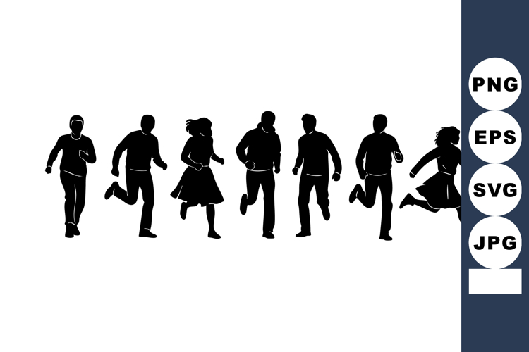 Running Silhouette Image 16