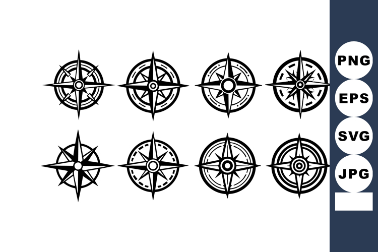Compass Vector Image 19