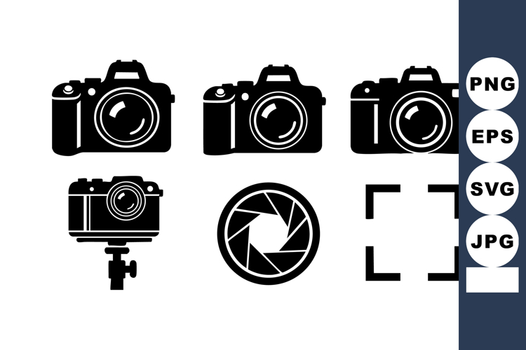 Black Camera Icon Image 17