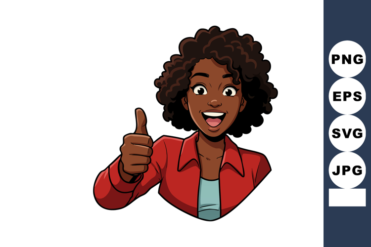 Afro Vector Image 7