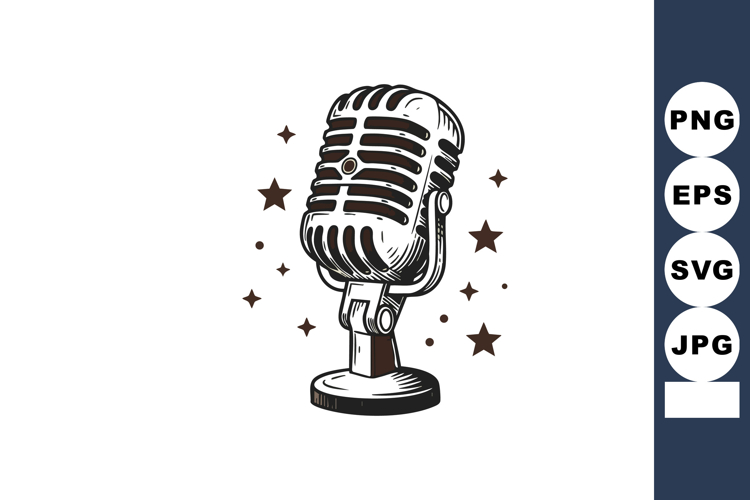 Microphone Clipart Image 10