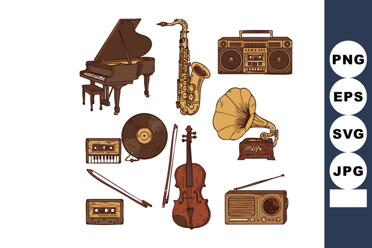 Saxophone Clipart Image 15