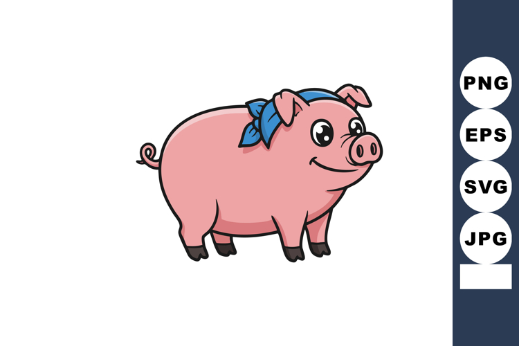 Pig Clipart Image 3