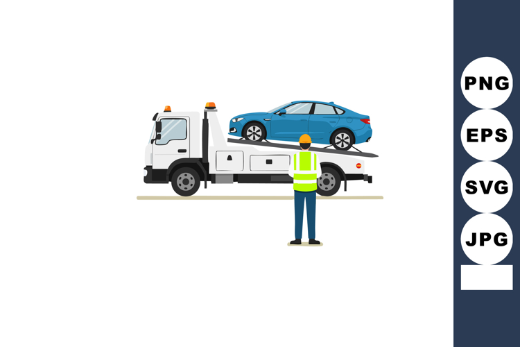  Tow Truck Coloring Pages