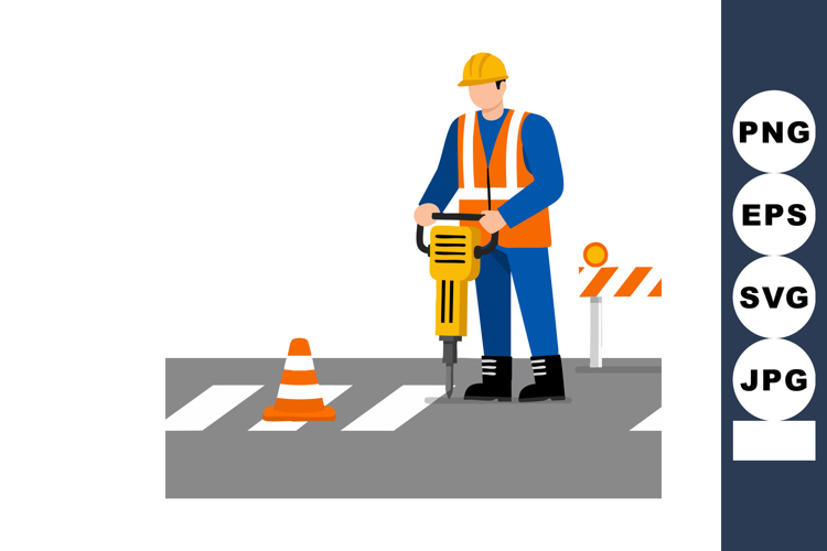 Construction Worker Clipart Image 13