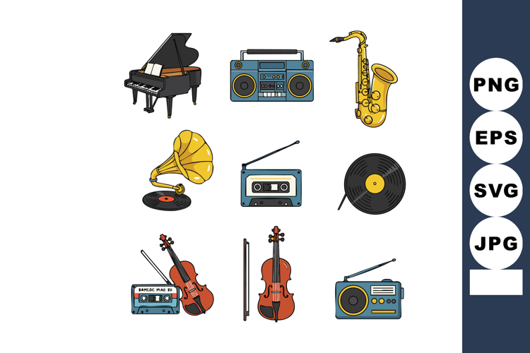 Saxophone Clipart Image 14