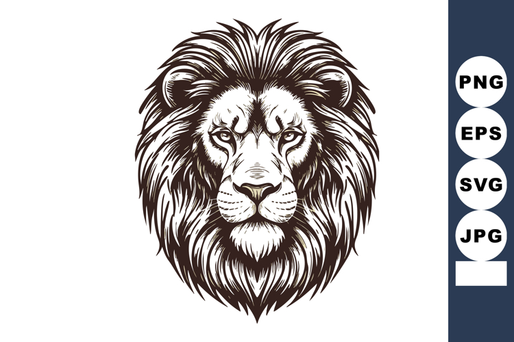 Lion Head Clipart Image 12