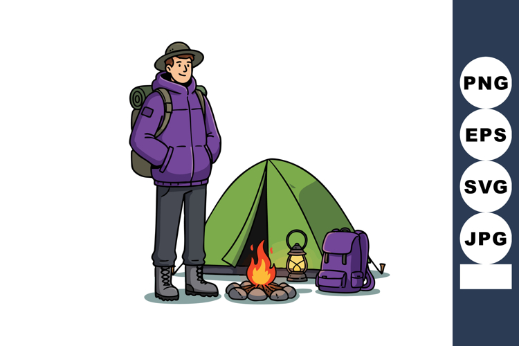 Camping Clipart Image 14