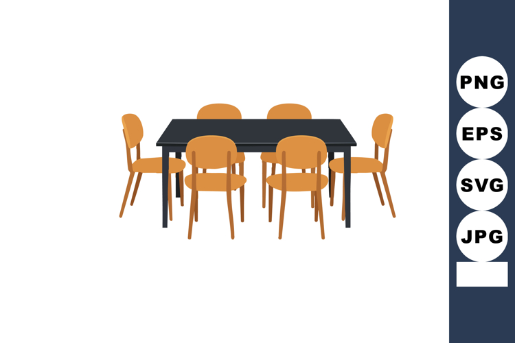 Dining Table Clipart Image 15