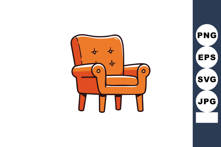 Armchair Clipart Image 16