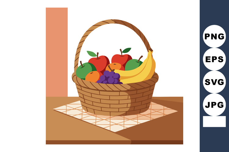 Apple Basket Clipart Image 22