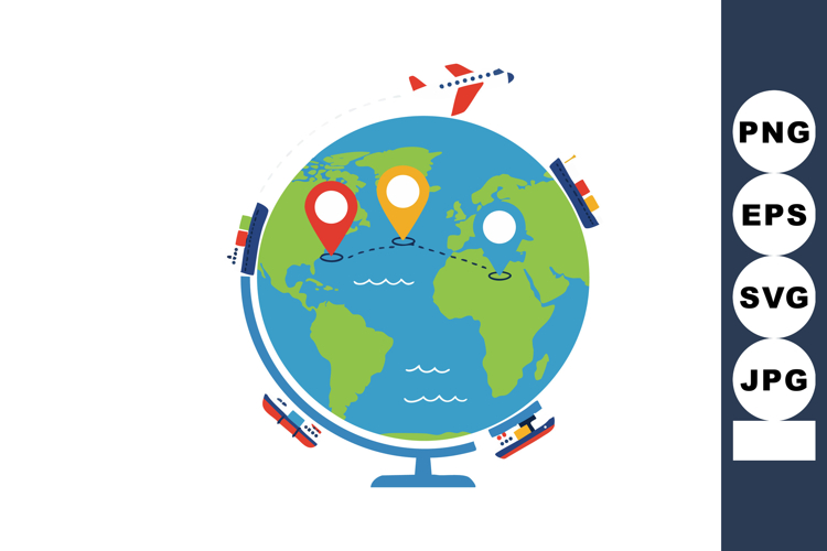 Globe Clipart Image 9