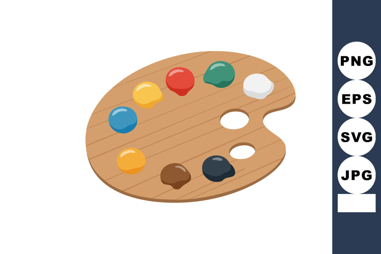 Paint Palette Clipart Image 14