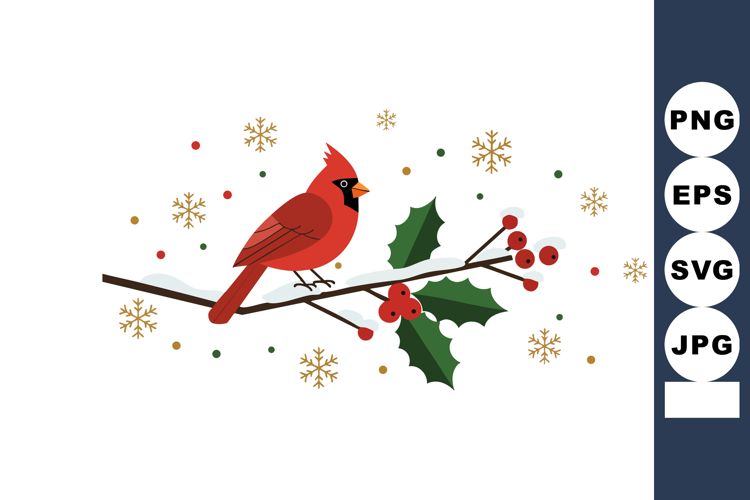 Holly Branch Clipart Image 5