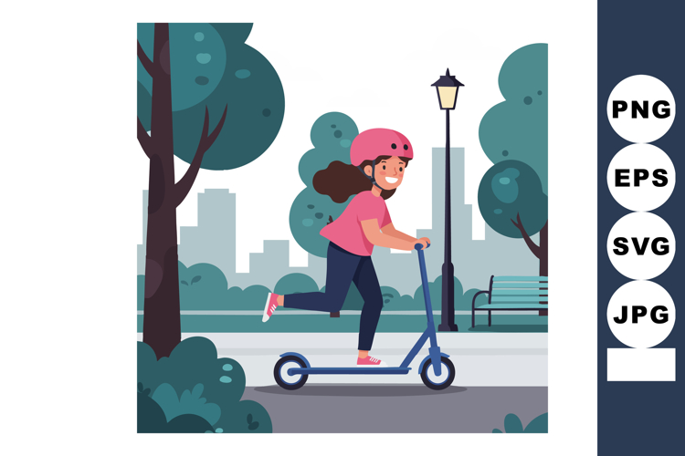 Scooter Clipart Image 20