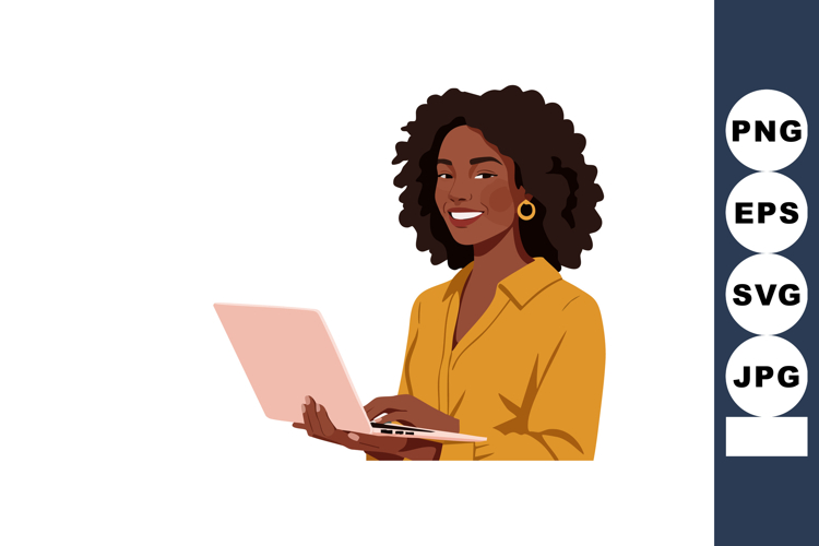 Curly Hair Clipart Image 18