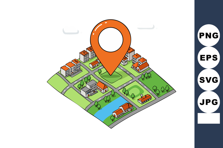 Map Clipart Image 16