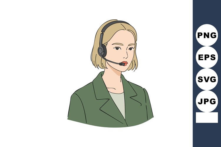 Headset Clipart Image 19