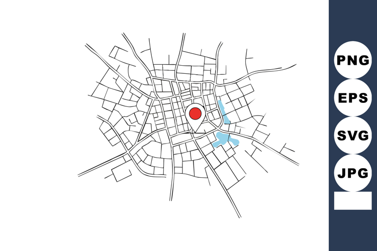 Map Clipart Image 11