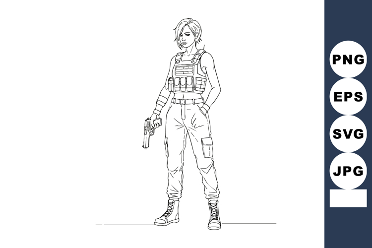 Soldier Clipart Image 13