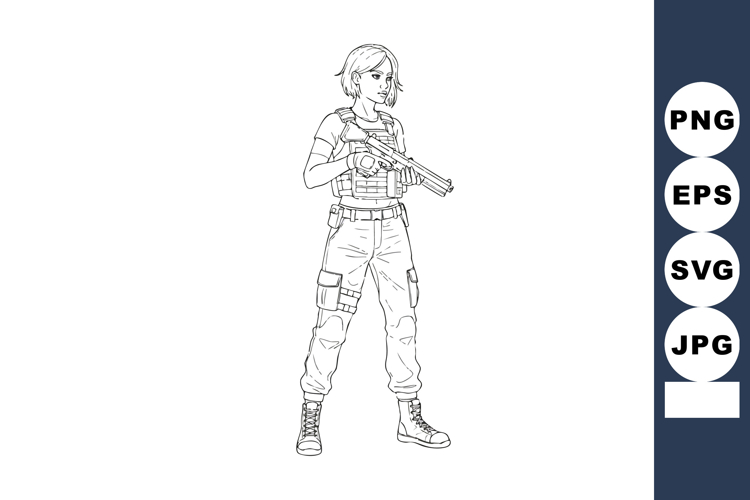 Soldier Clipart Image 14
