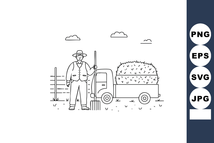 Farmer Clipart Image 12