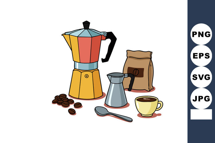 Coffee Beans Bag Clipart Image 17