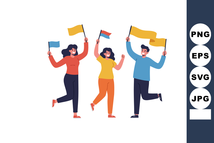 Flags Clipart Image 10