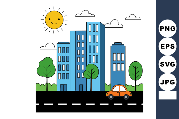 Buildings Clipart Image 23