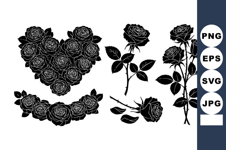 Black Rose Silhouette