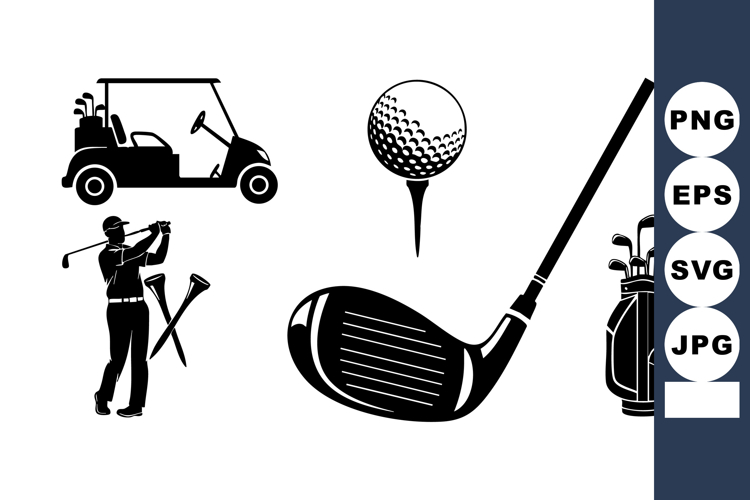 Golf Ball Illustration Image 8
