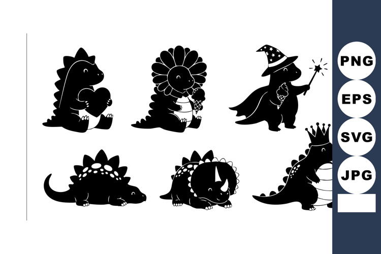 Cute Dinosaur Cartoon Characters Witch King Costume