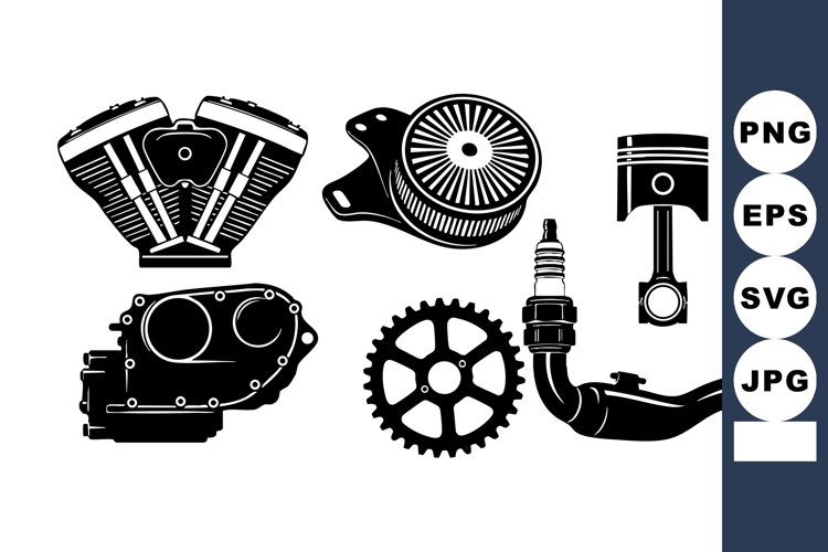 Motorcycle Silhouette Image 16