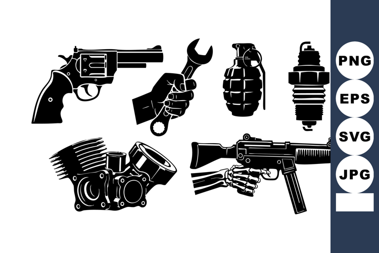 Pistol Silhouette Image 20