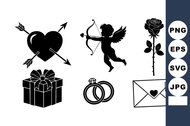 Black Rose Silhouette Image 10