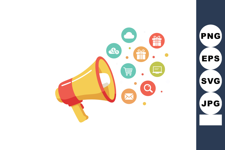 Megaphone Icon Image 4