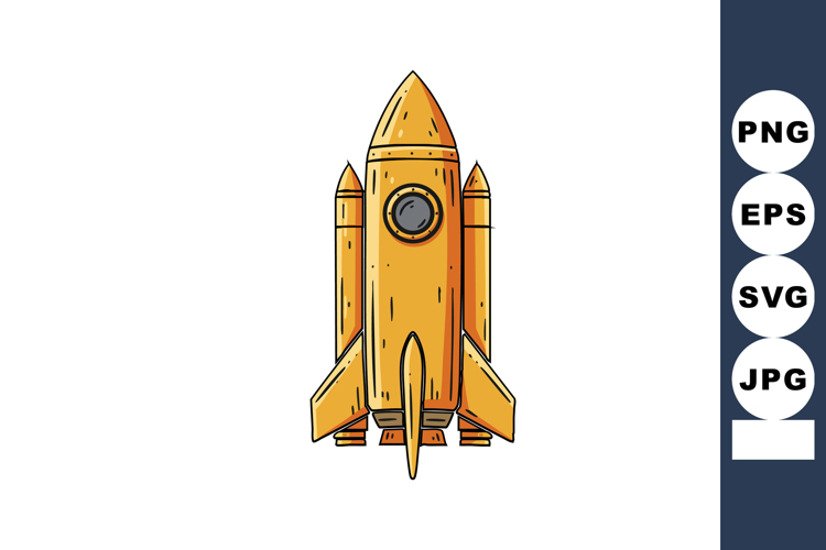 Spaceship Clipart Image 3